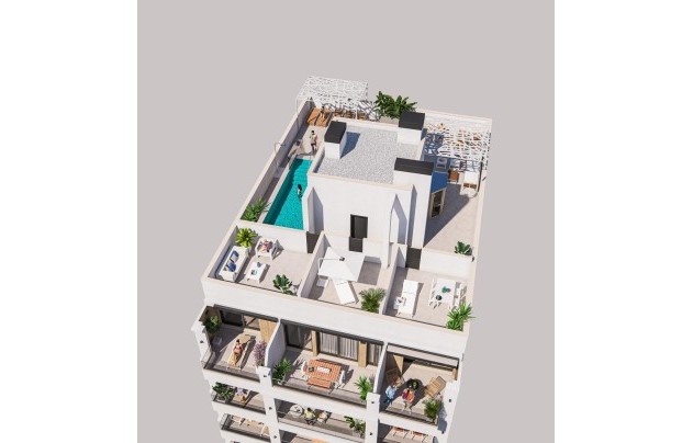 Apartment - Nouvelle construction - Torrevieja - Playa de El Cura