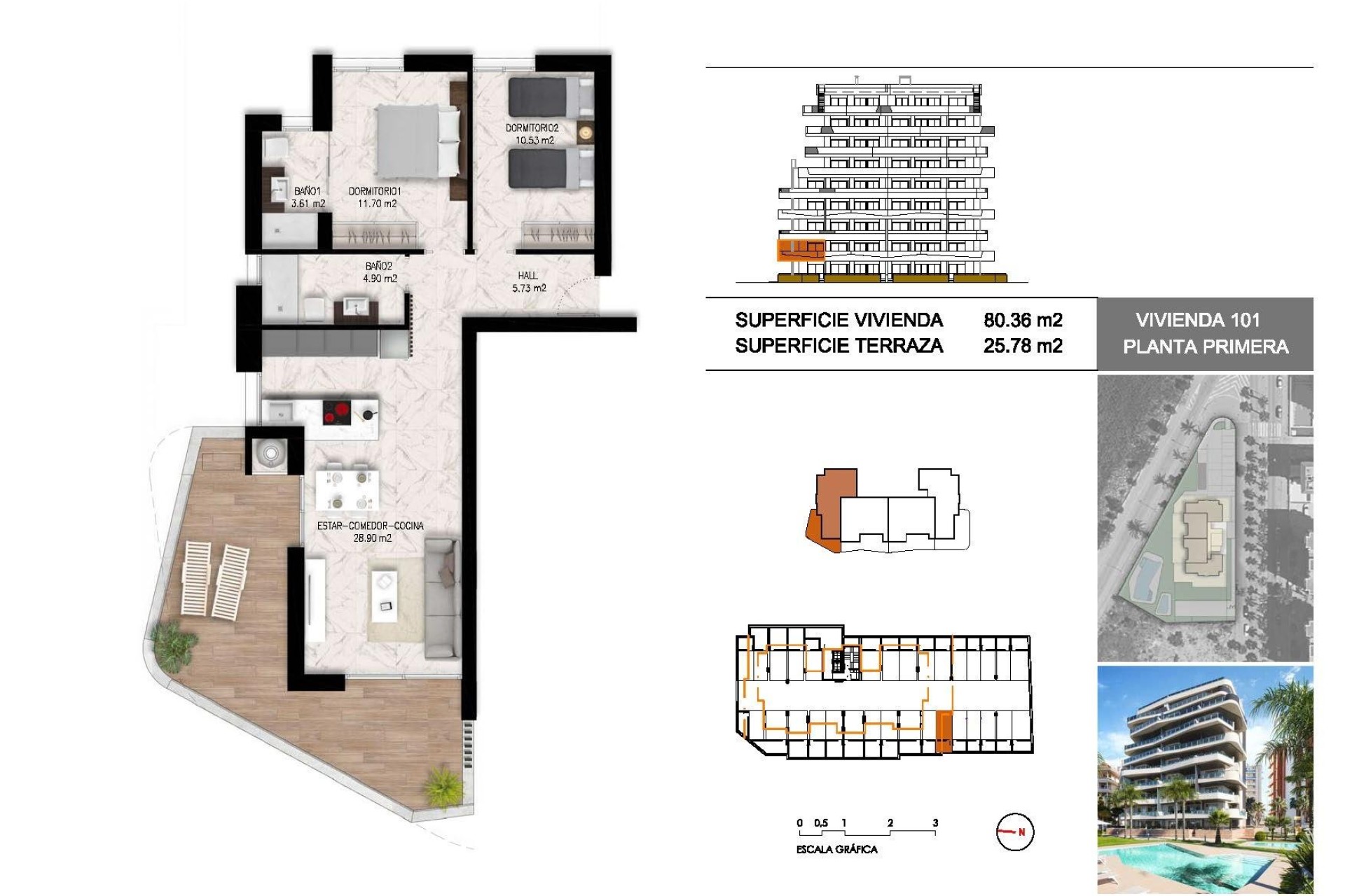 New Build - Apartment - Guardamar del Segura - Puerto