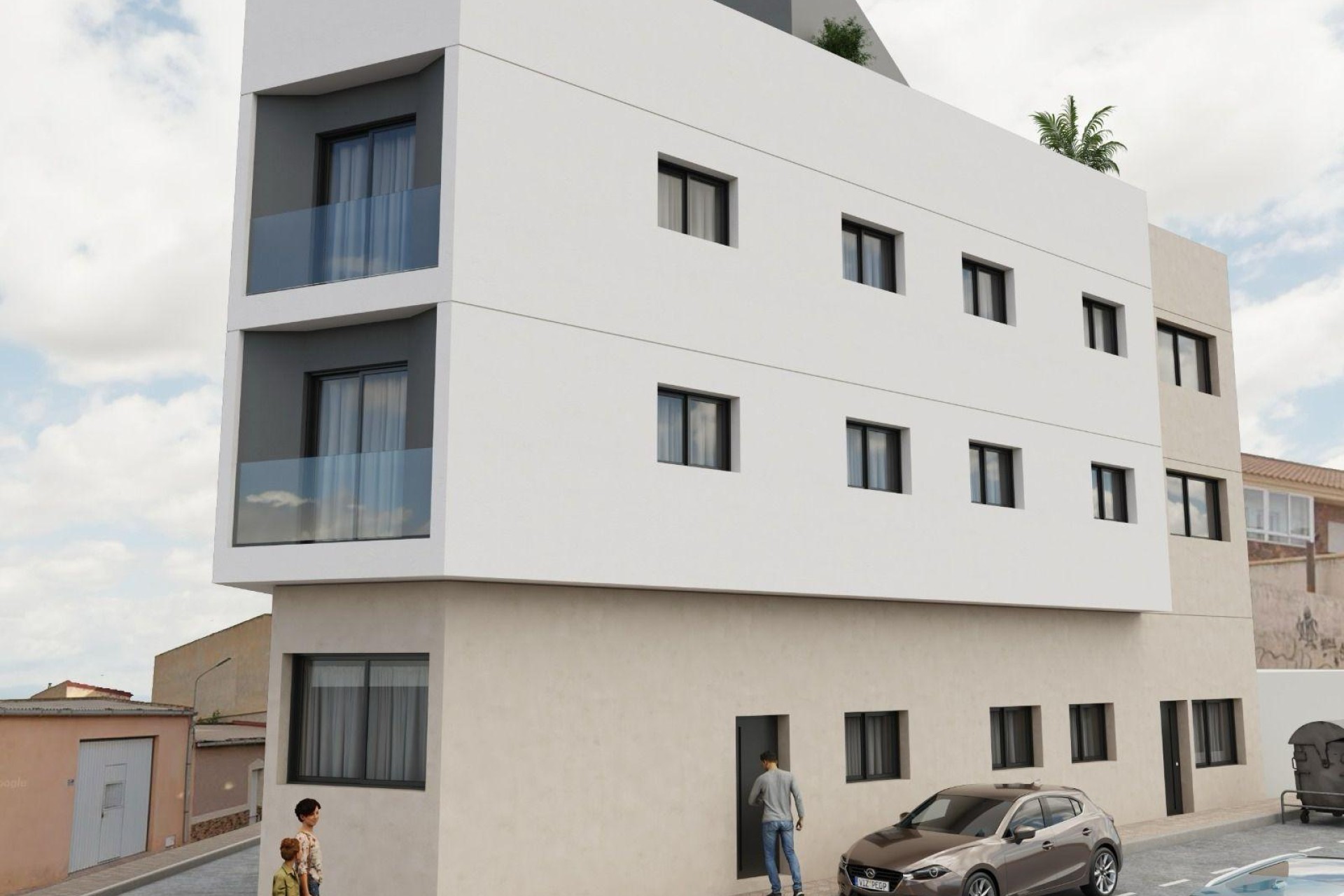 New Build - Apartment - Mazarron - pueblo