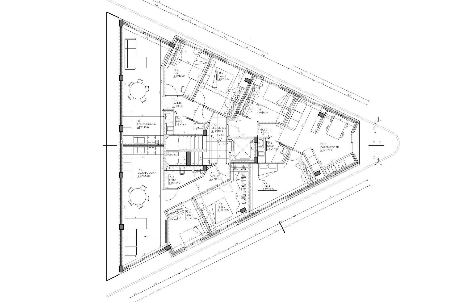 New Build - Apartment - Mazarron - pueblo