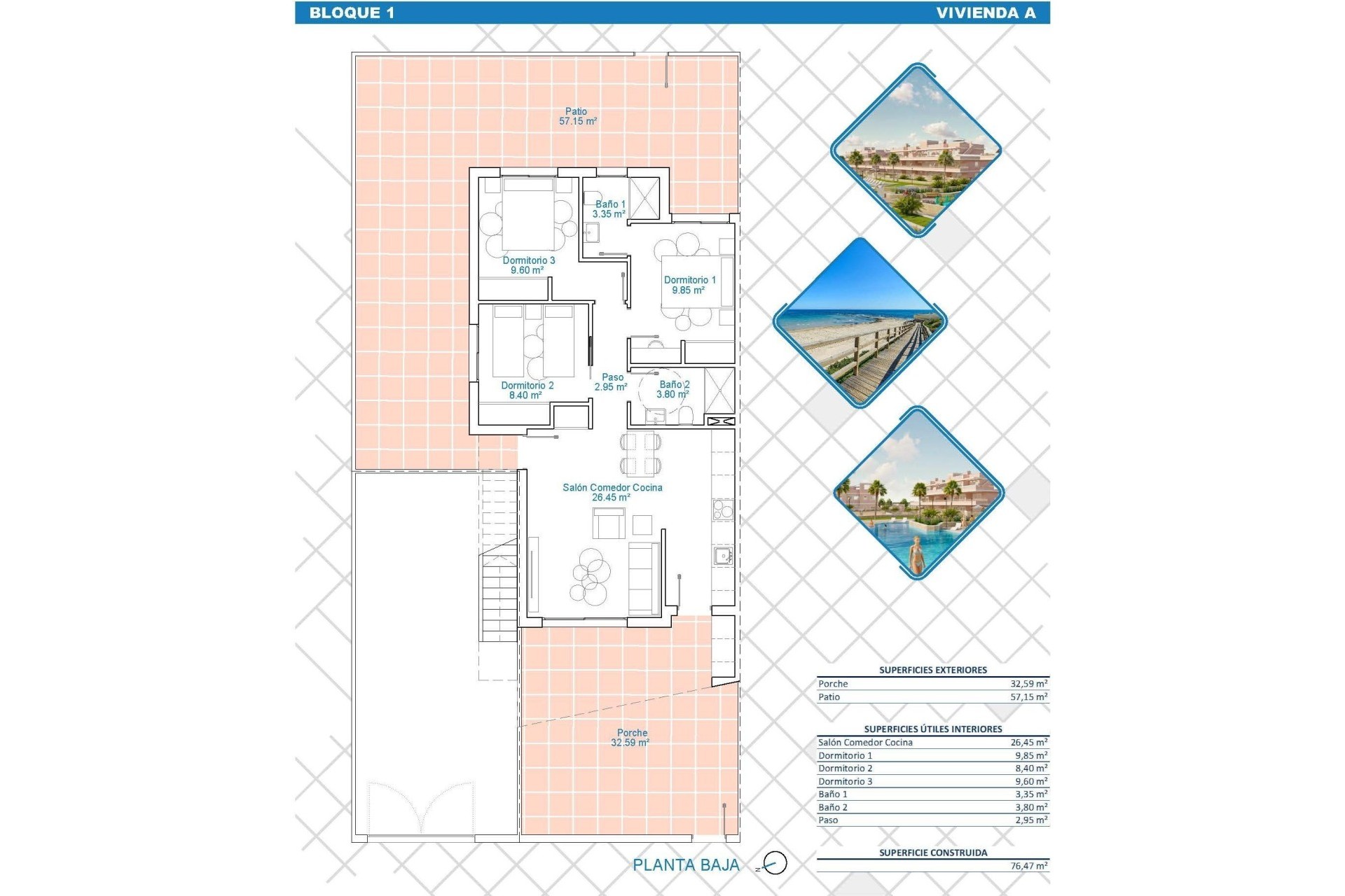 New Build - Apartment - Pilar de la Horadada - Lo Monte