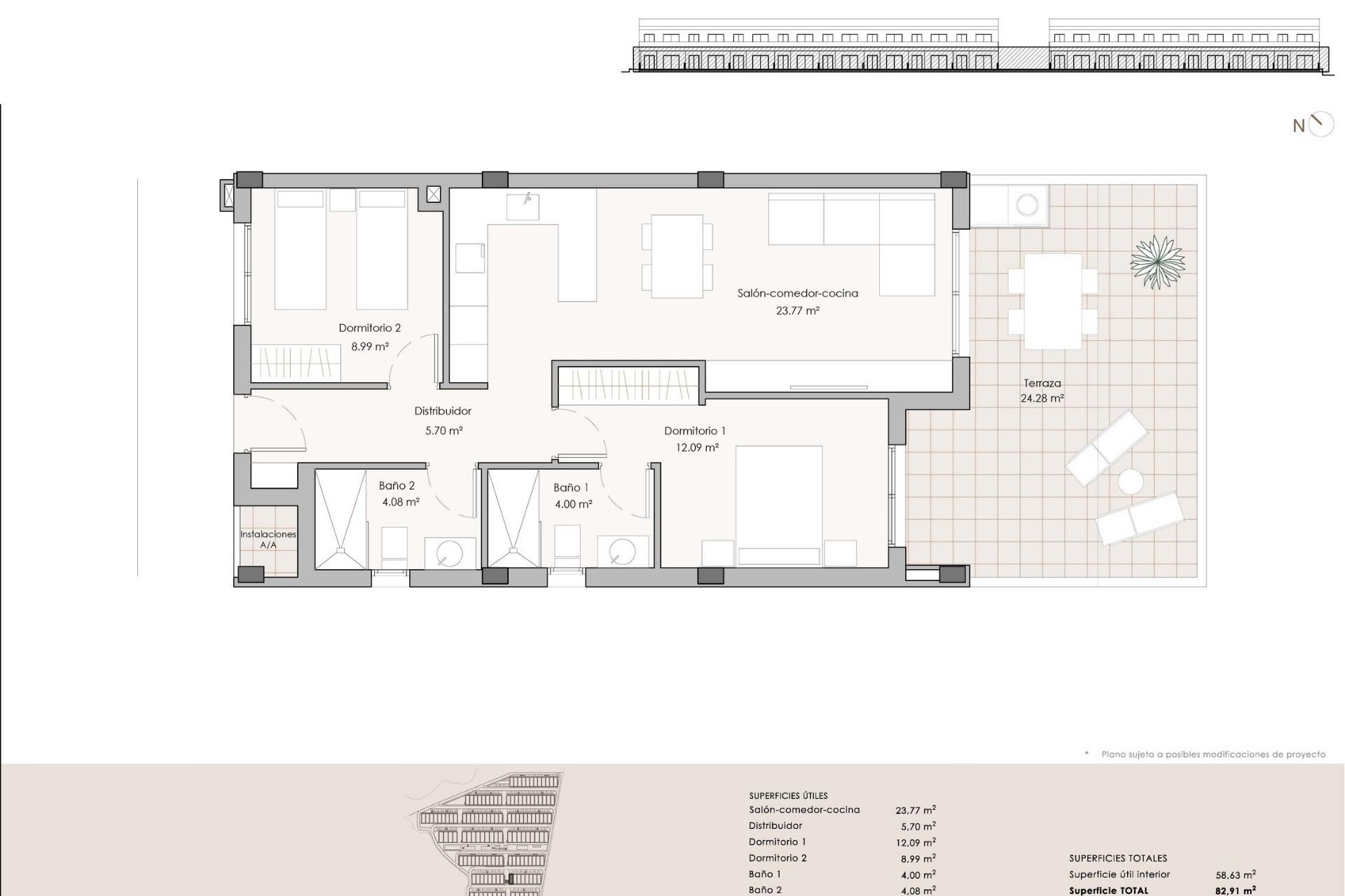 New Build - Apartment - Pulpi - Aguilón Golf