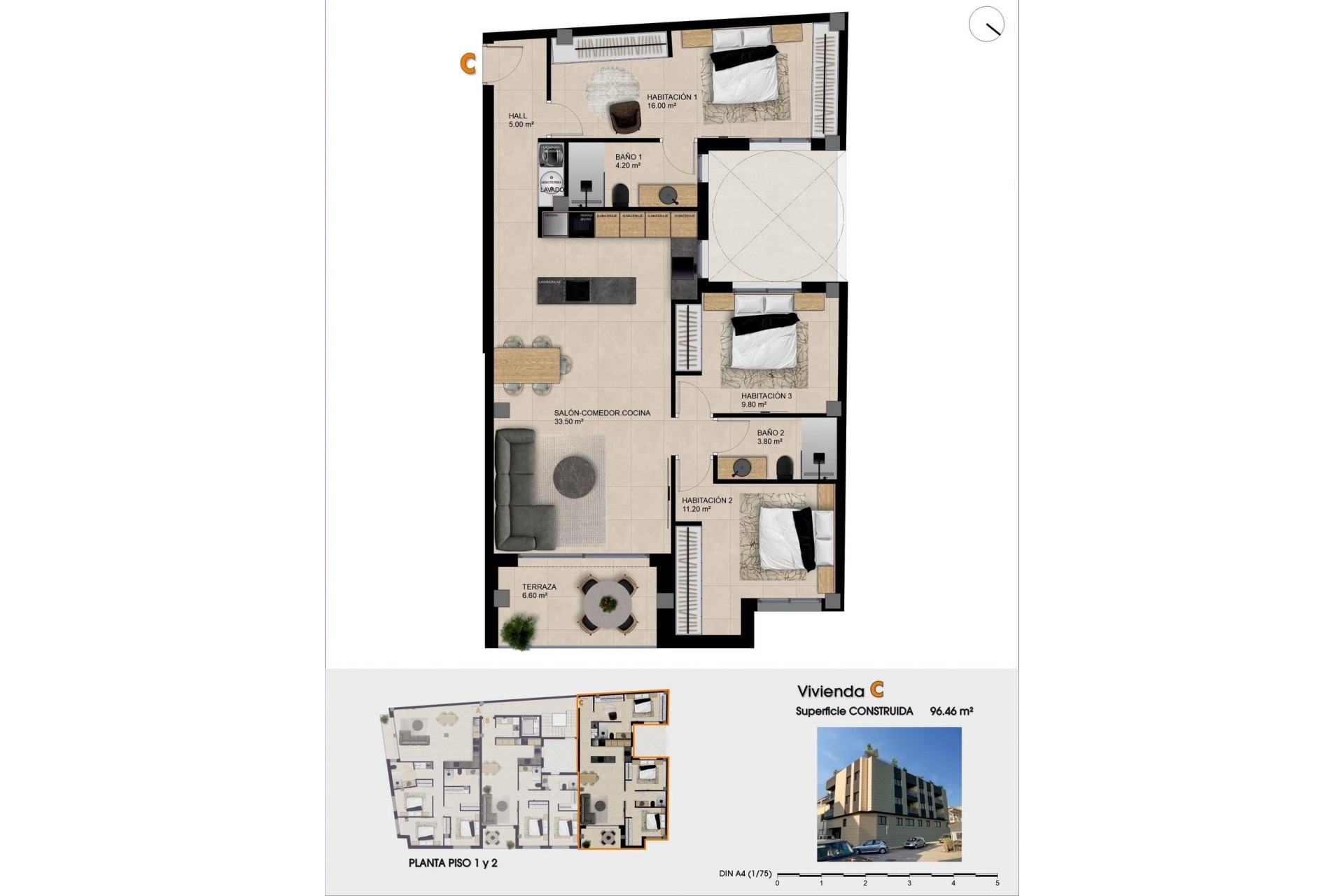 Nieuwbouw Woningen - Apartment - Catral - pueblo