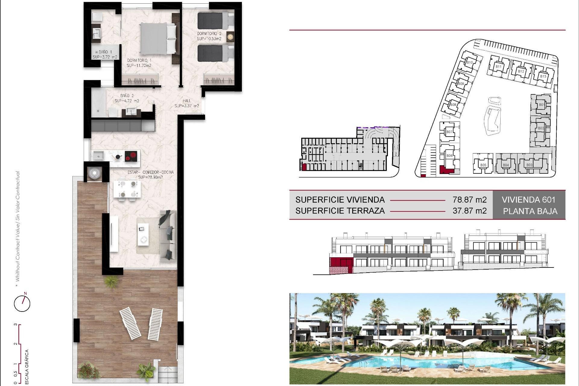 Nieuwbouw Woningen - Apartment - Ciudad Quesada - Lo Marabú