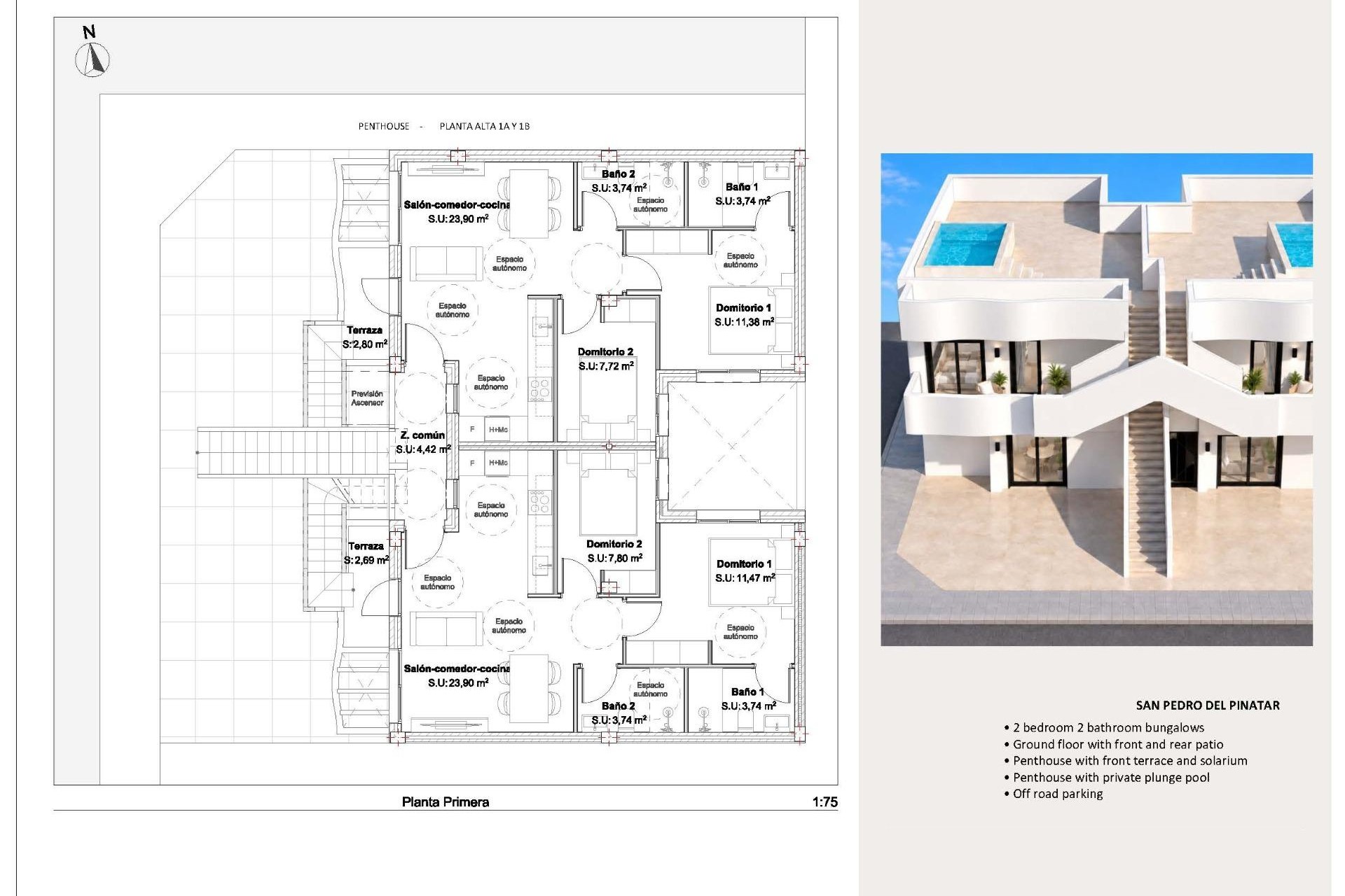 Nieuwbouw Woningen - Apartment - San Pedro del Pinatar - Los Peñascos