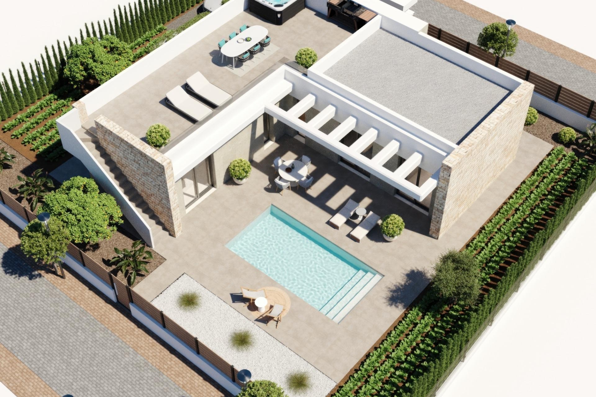 Nieuwbouw Woningen - Villa - Fuente Álamo - Hacienda del Alamo