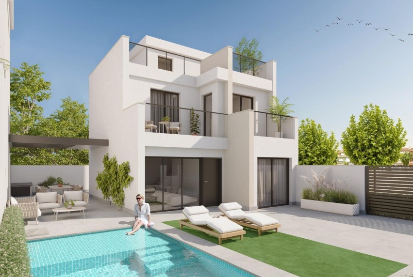 Nieuwbouw Woningen - Villa - Los Alcazares - Playa la Atascadera