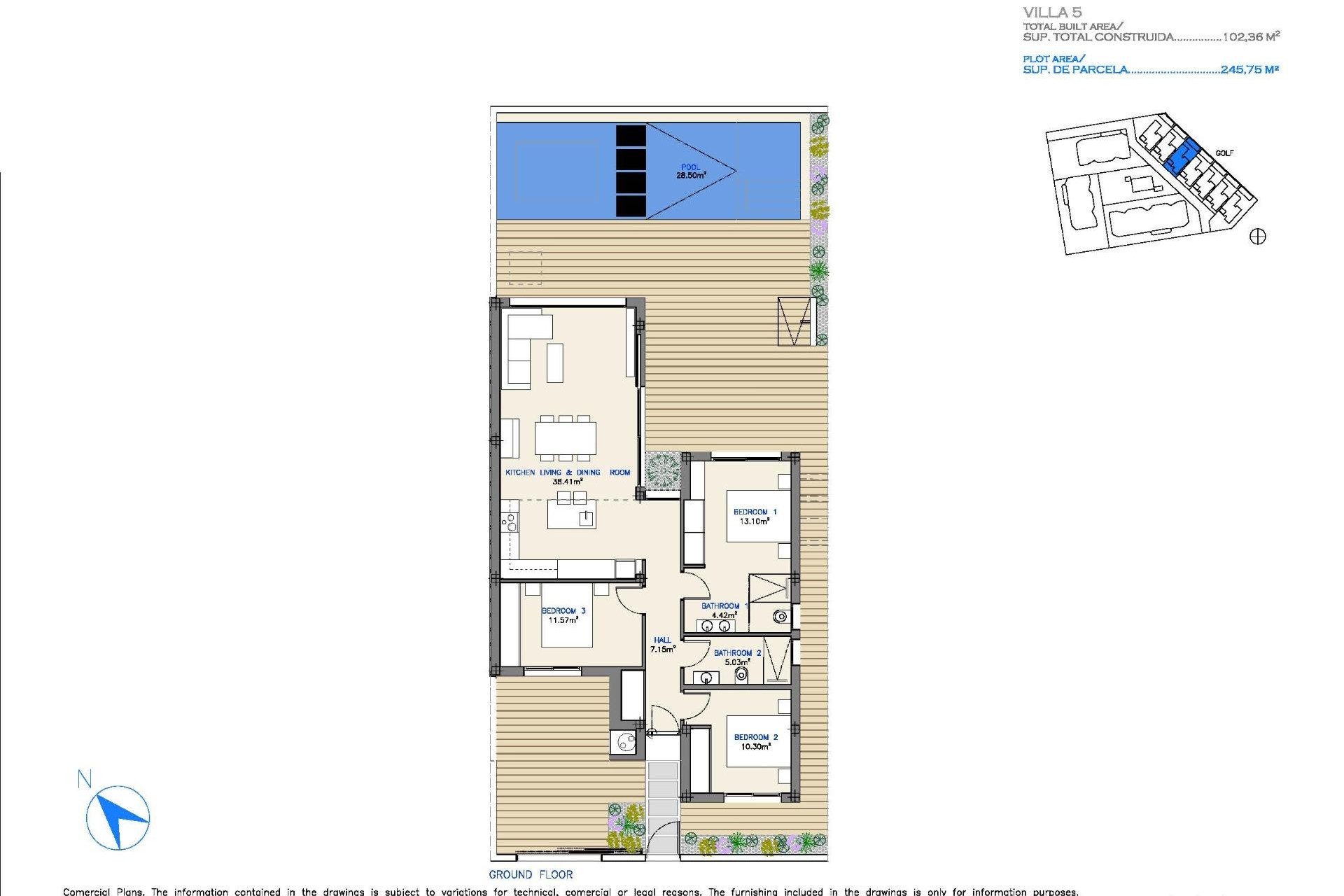 Nieuwbouw Woningen - Villa - Los Alcazares - Serena Golf