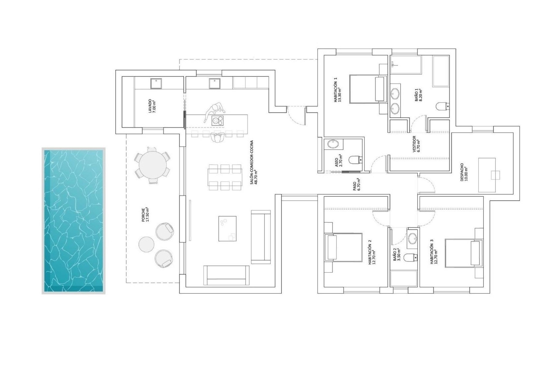 Nieuwbouw Woningen - Villa - Monforte del Cid - La Capitana