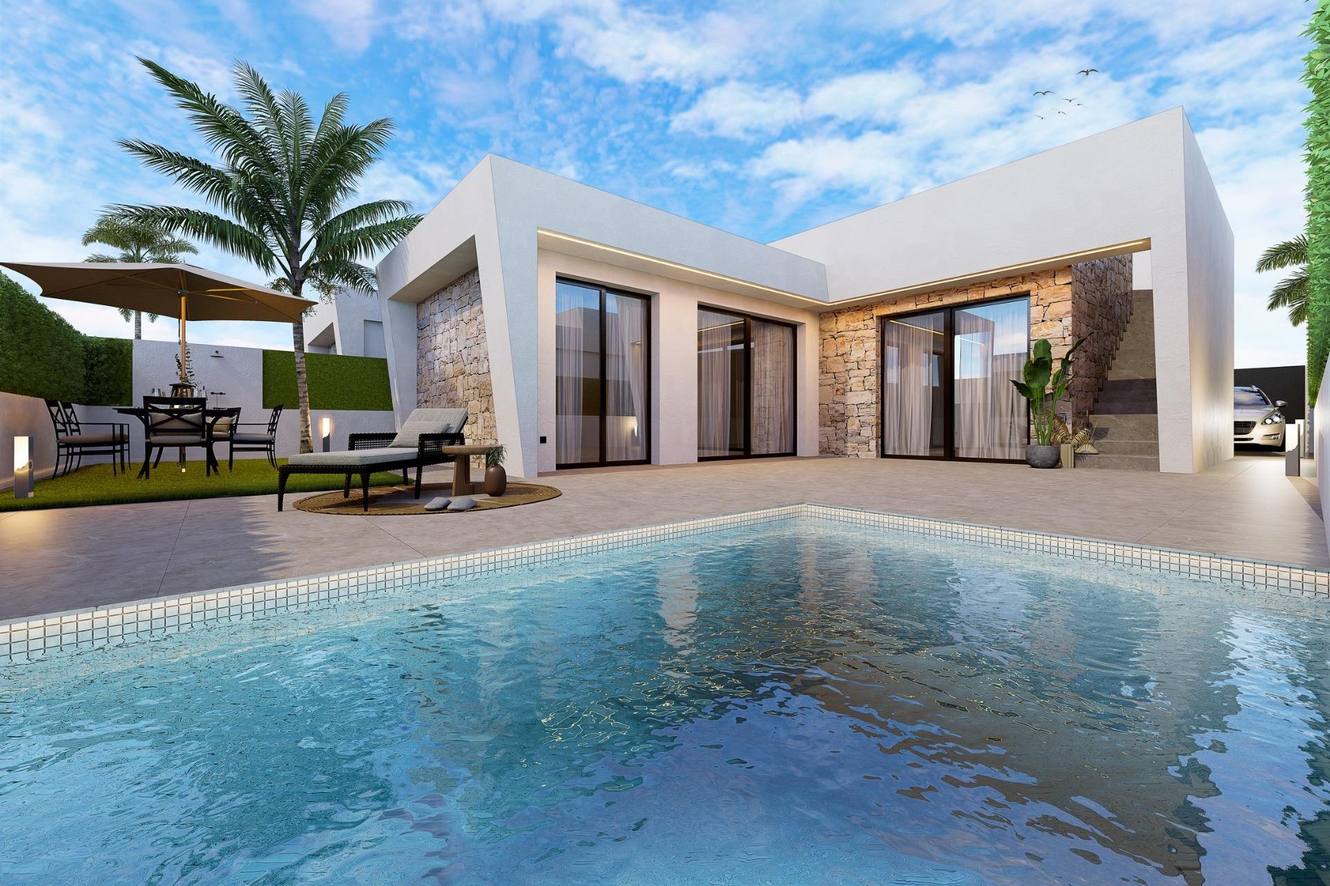 Nieuwbouw Woningen - Villa - Torre Pacheco - Roldán