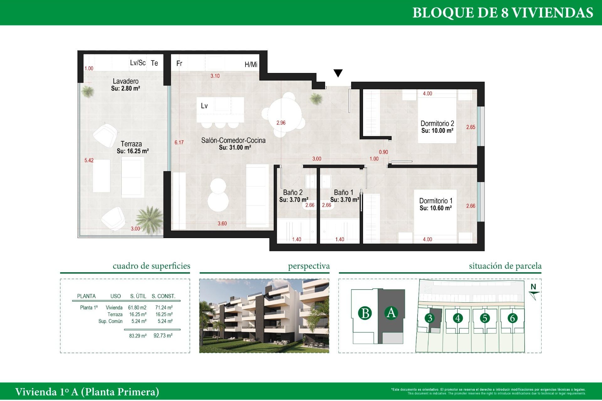 Nouvelle construction - Apartment - Alhama De Murcia - Condado De Alhama Golf Resort