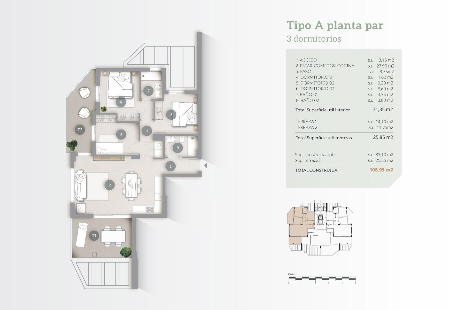 Nouvelle construction - Apartment - Calpe - Playa Cantal Roig