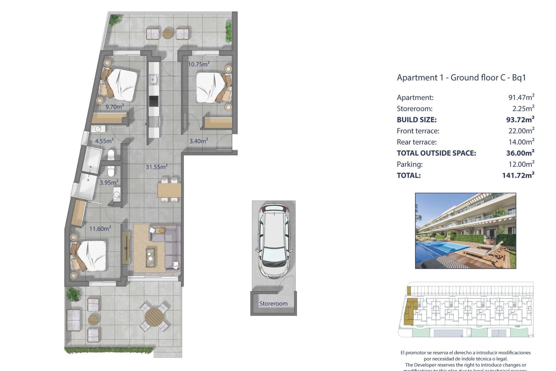 Nouvelle construction - Apartment - Los Alcazares - Los Narejos