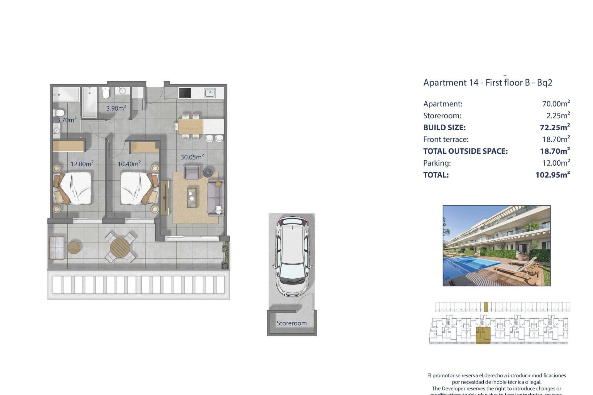 Nouvelle construction - Apartment - Los Alcazares - Los Narejos