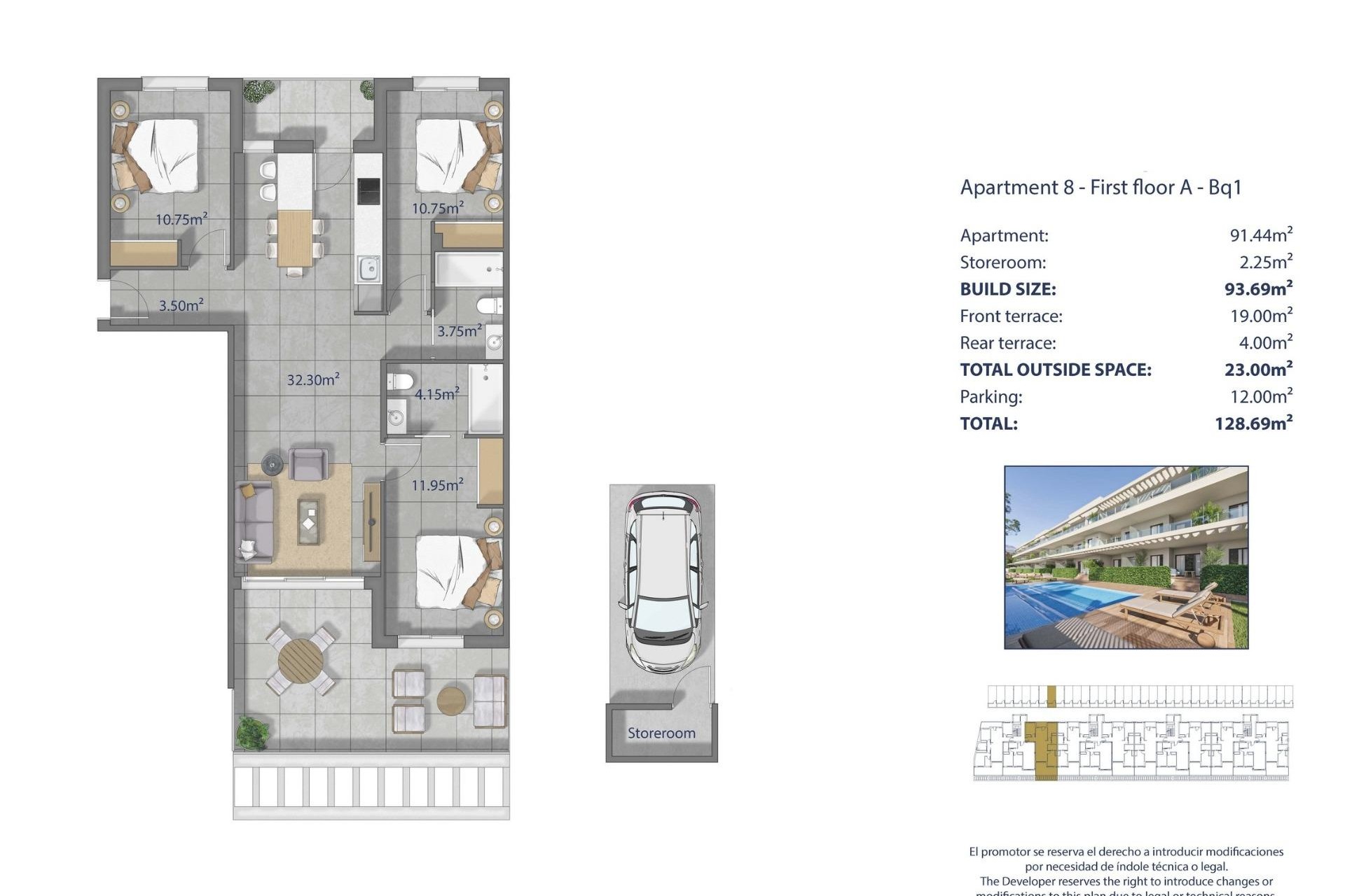 Nouvelle construction - Apartment - Los Alcazares - Los Narejos