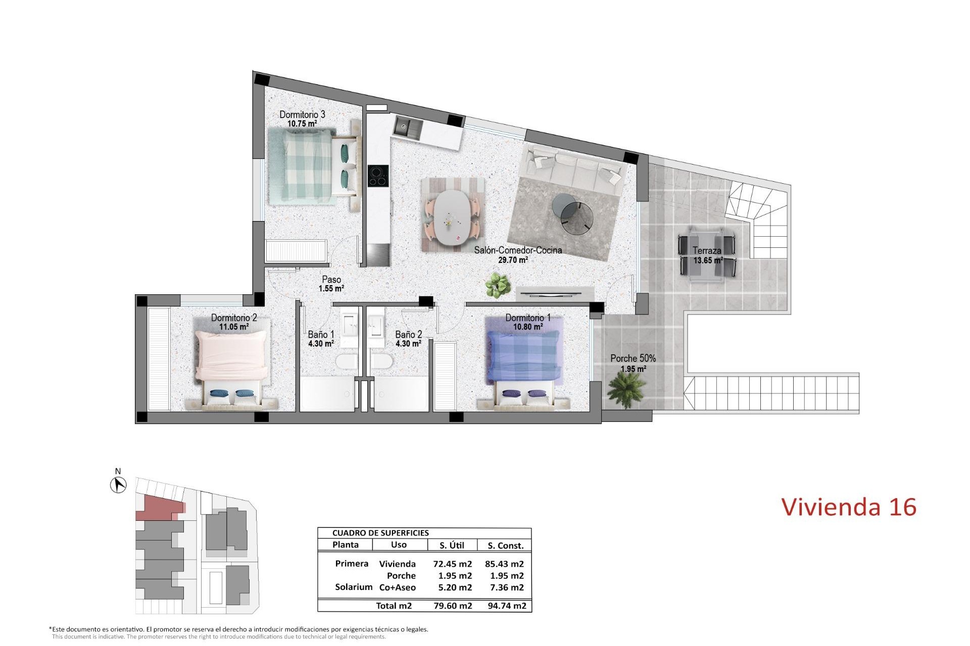 Nouvelle construction - Apartment - Pilar de la Horadada - pueblo