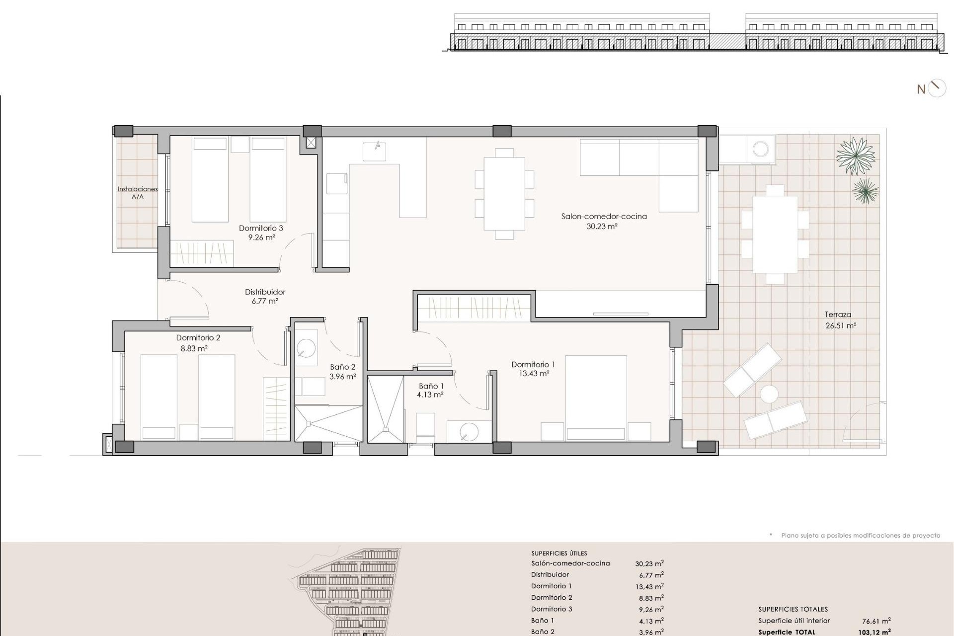 Nouvelle construction - Apartment - Pulpi - Aguilón Golf