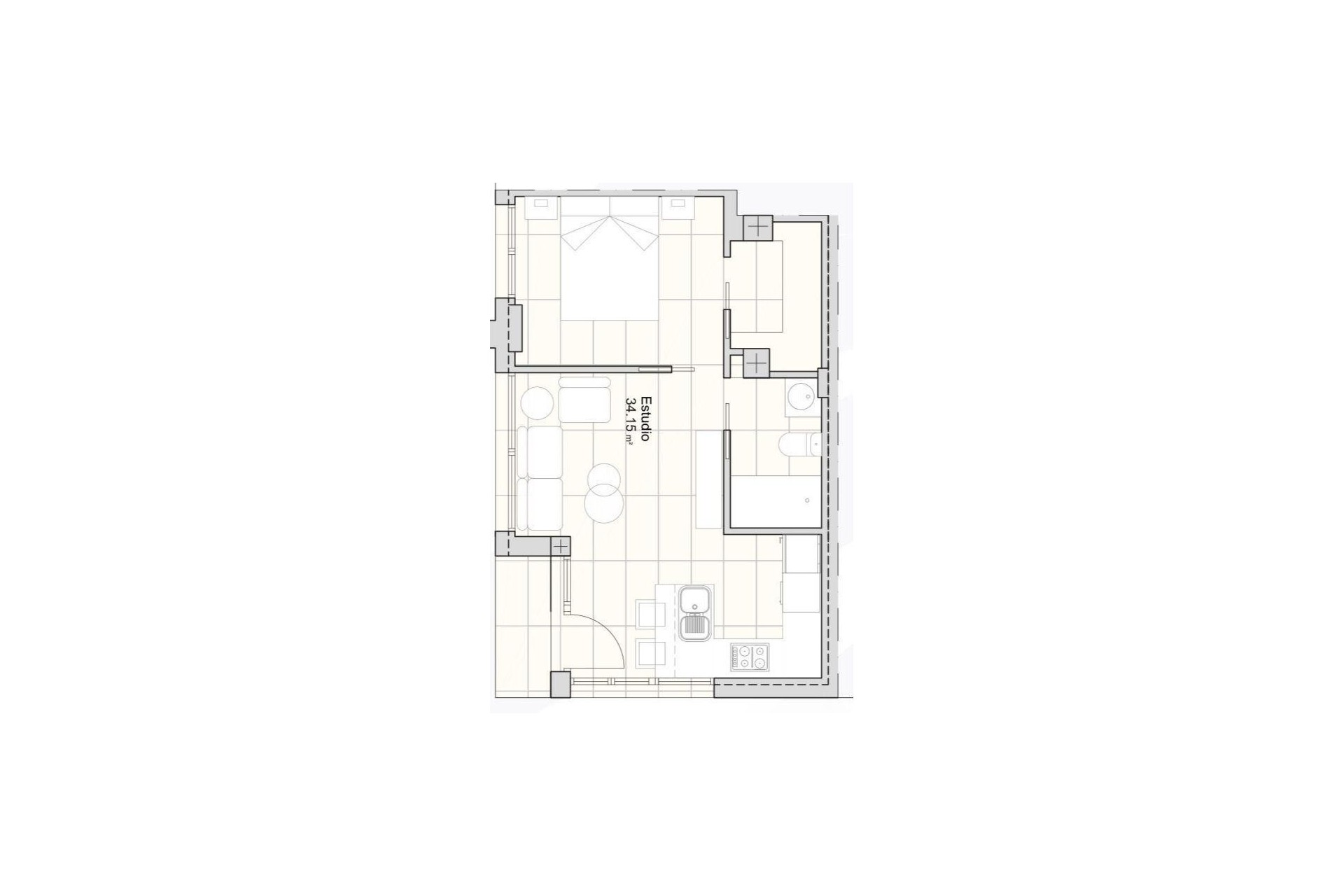Nouvelle construction - Apartment - San Javier - pueblo