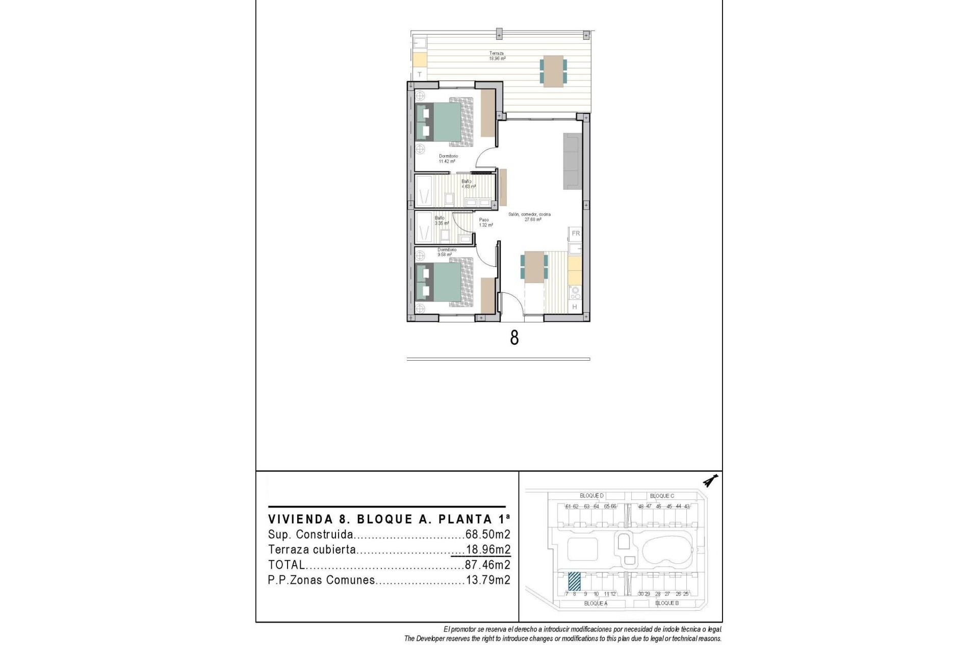 Nouvelle construction - Apartment - Torre Pacheco - San Cayetano