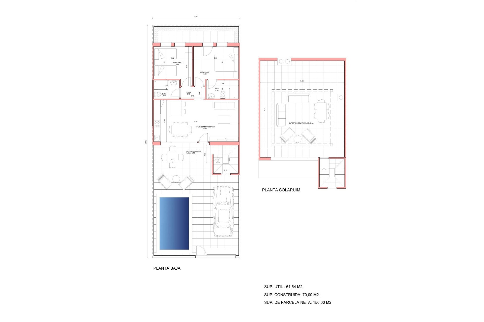 Nouvelle construction - Maison - Fuente Álamo - La Pinilla