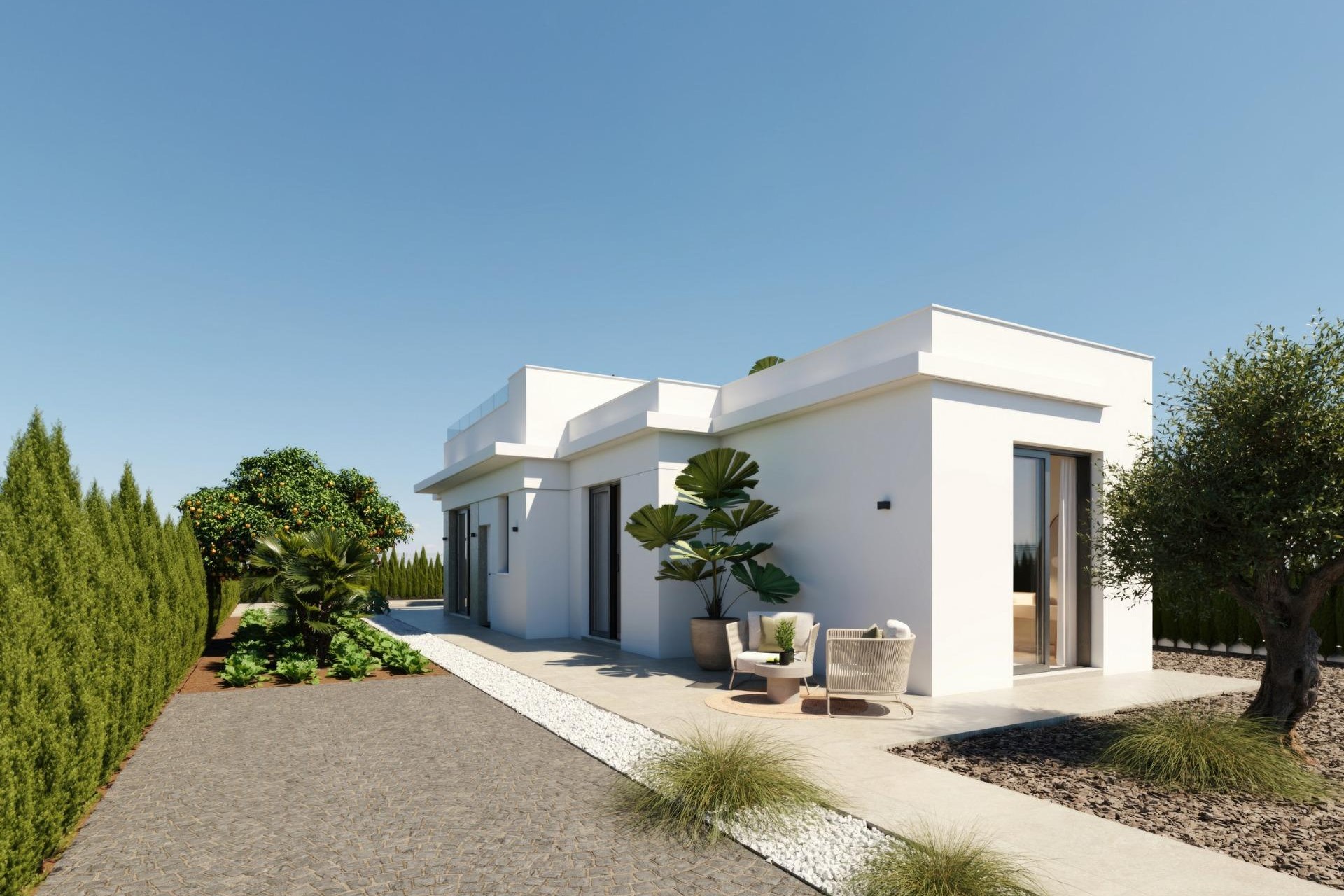 Nouvelle construction - Villa - Fuente Álamo - Hacienda Del Álamo Golf