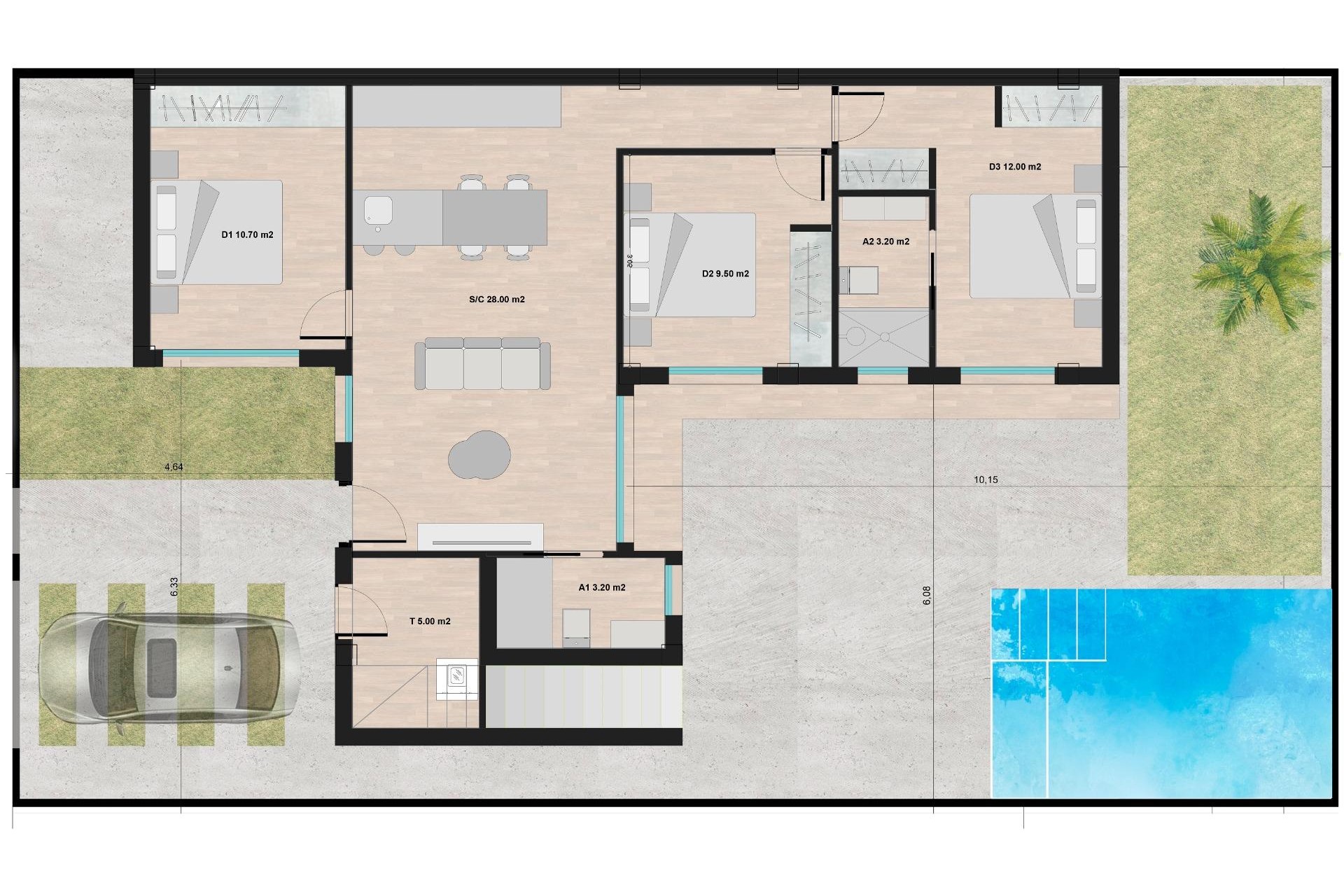 Nouvelle construction - Villa - Torre Pacheco - Roldán