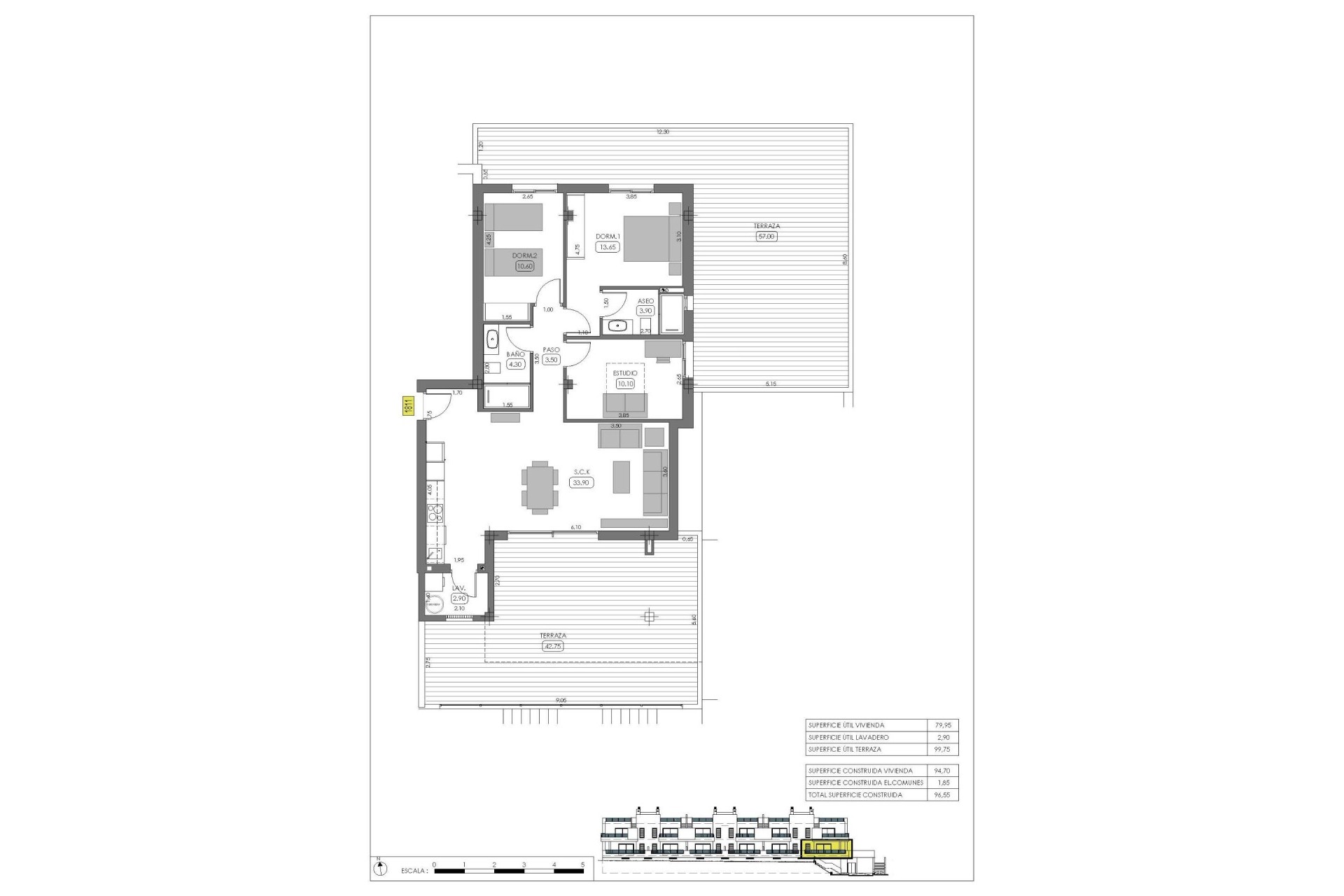 Obra nueva - Apartment - Algorfa - La Finca Golf