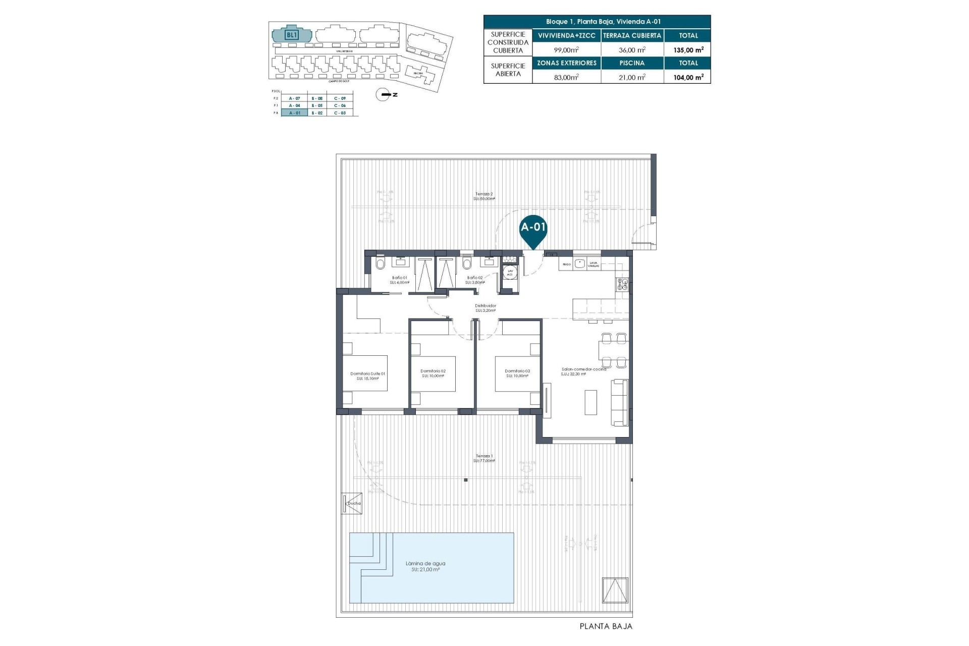 Obra nueva - Apartment - Los Alcazares - Serena Golf