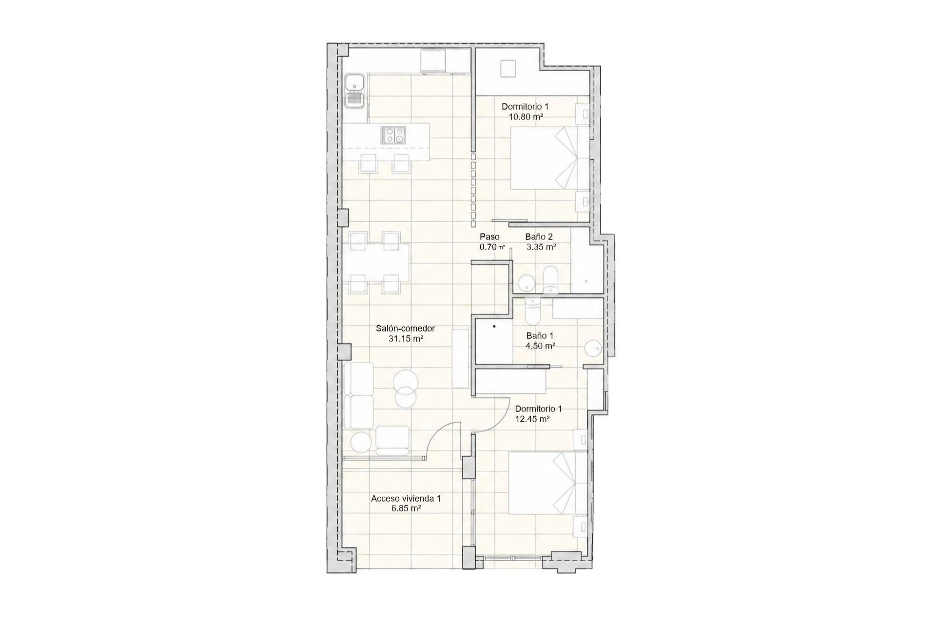 Obra nueva - Apartment - San Javier - pueblo