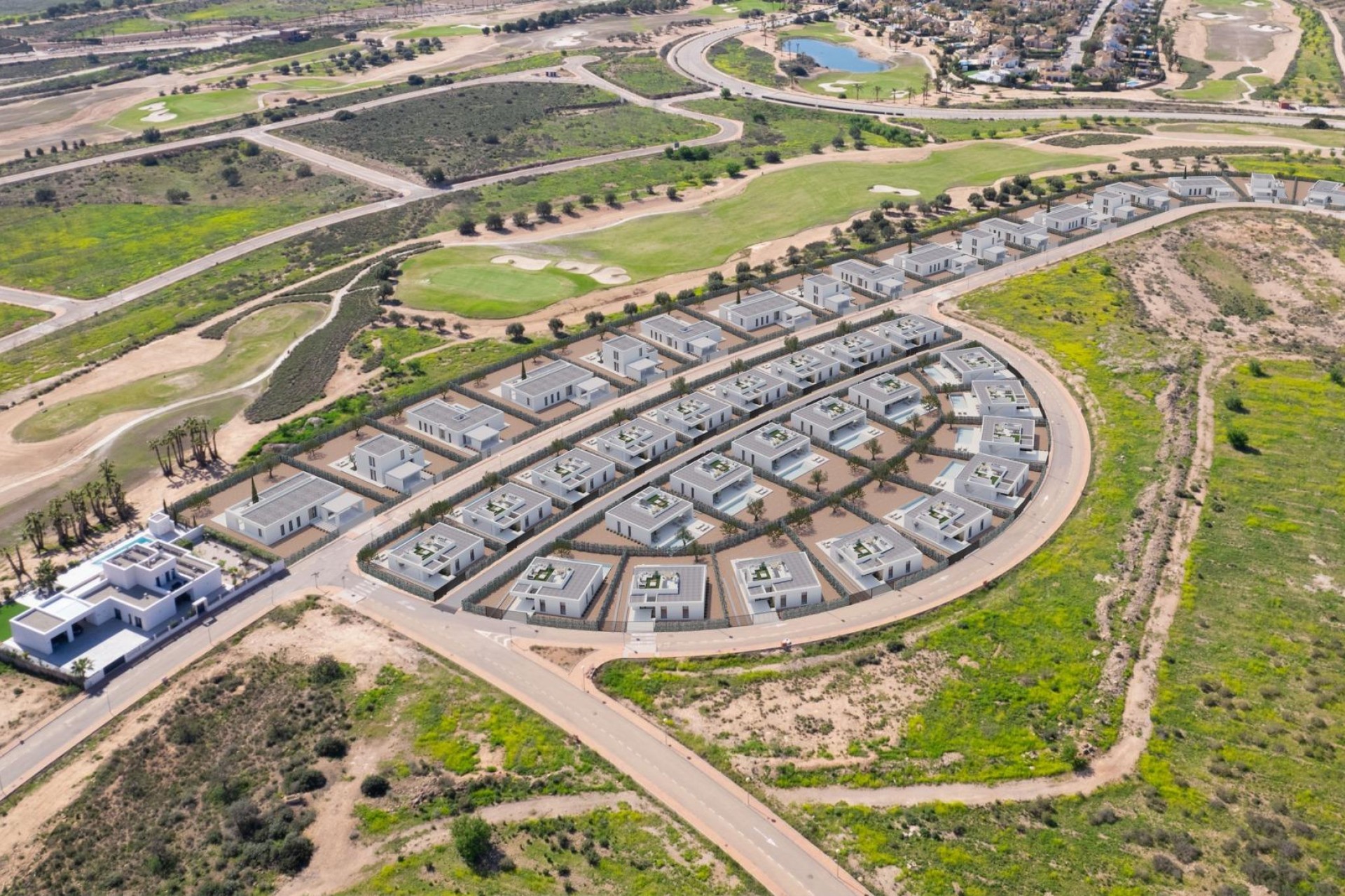 Obra nueva - Villa - Fuente Álamo - Hacienda del Alamo