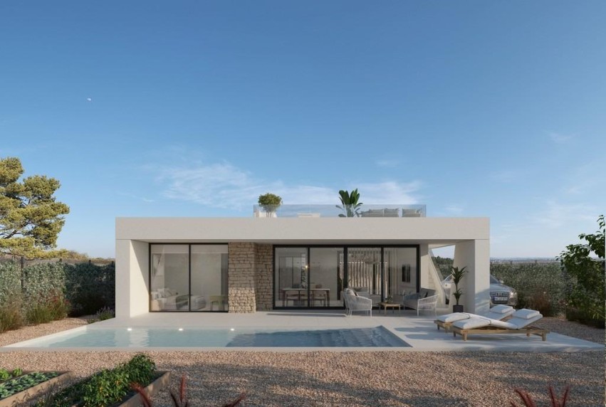 Obra nueva - Villa - Fuente Álamo - Hacienda del Alamo