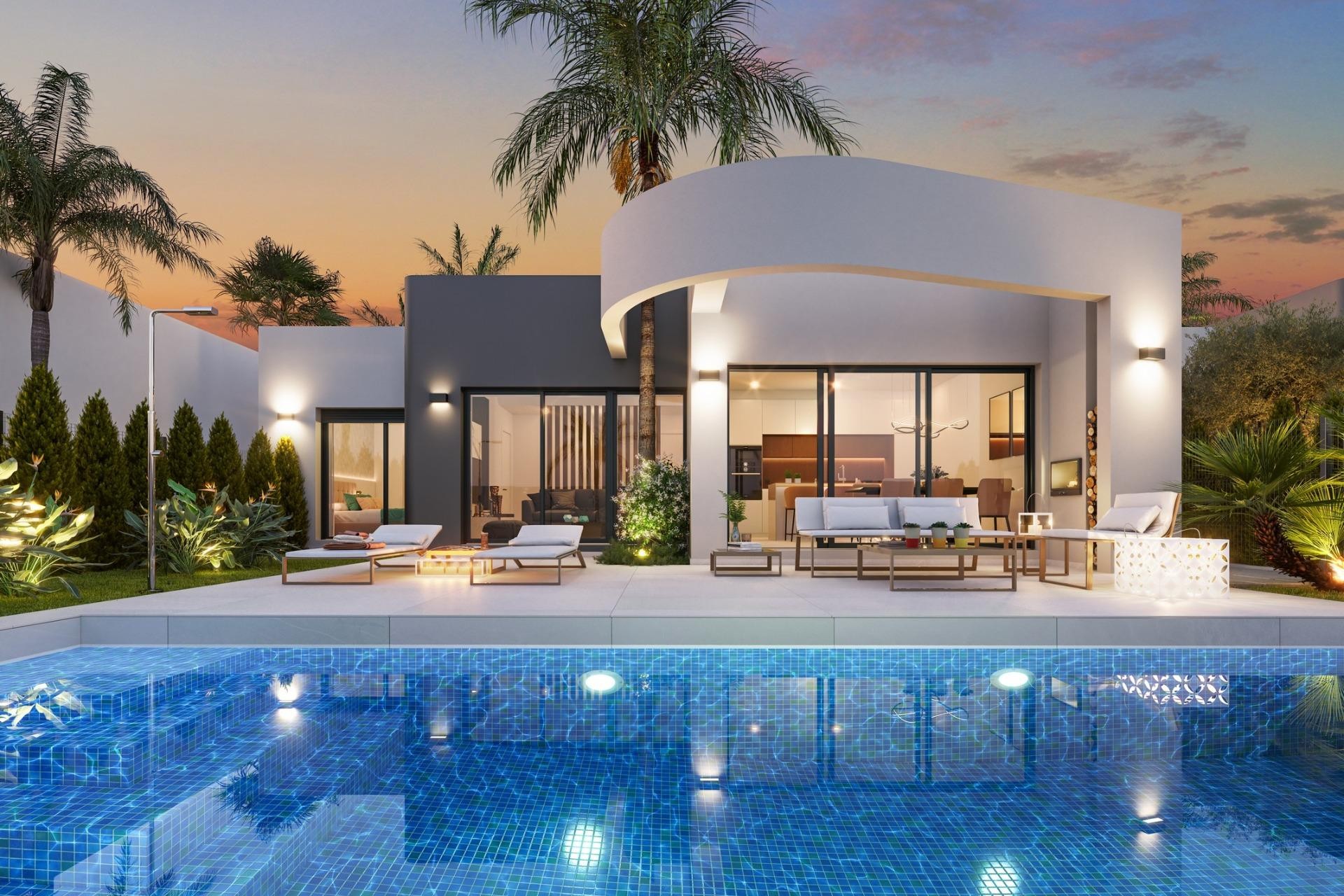 Obra nueva - Villa - Los Alcazares - Serena Golf