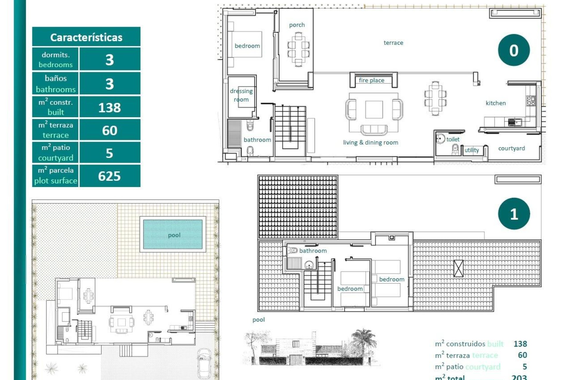 Obra nueva - Villa - Sucina - Peraleja Golf
