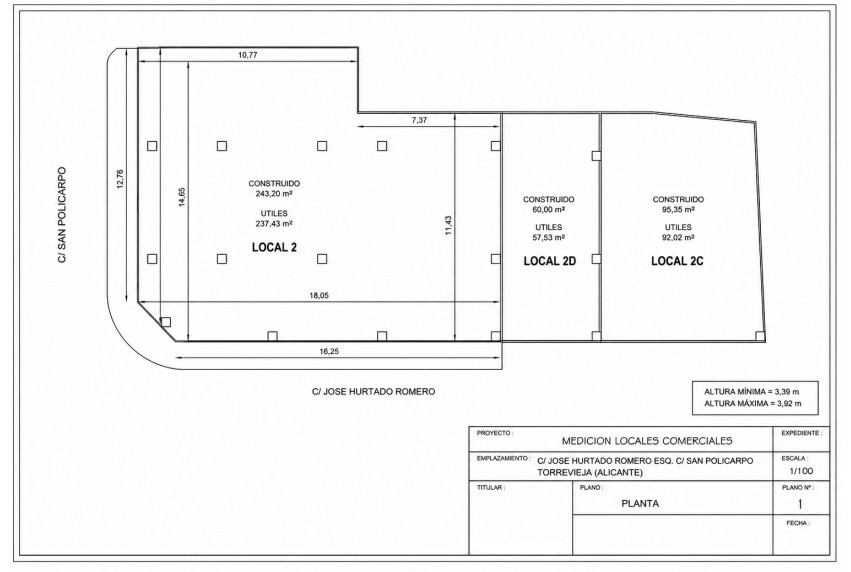 Revente - Commercial - Torrevieja - Playa Los Naufragos