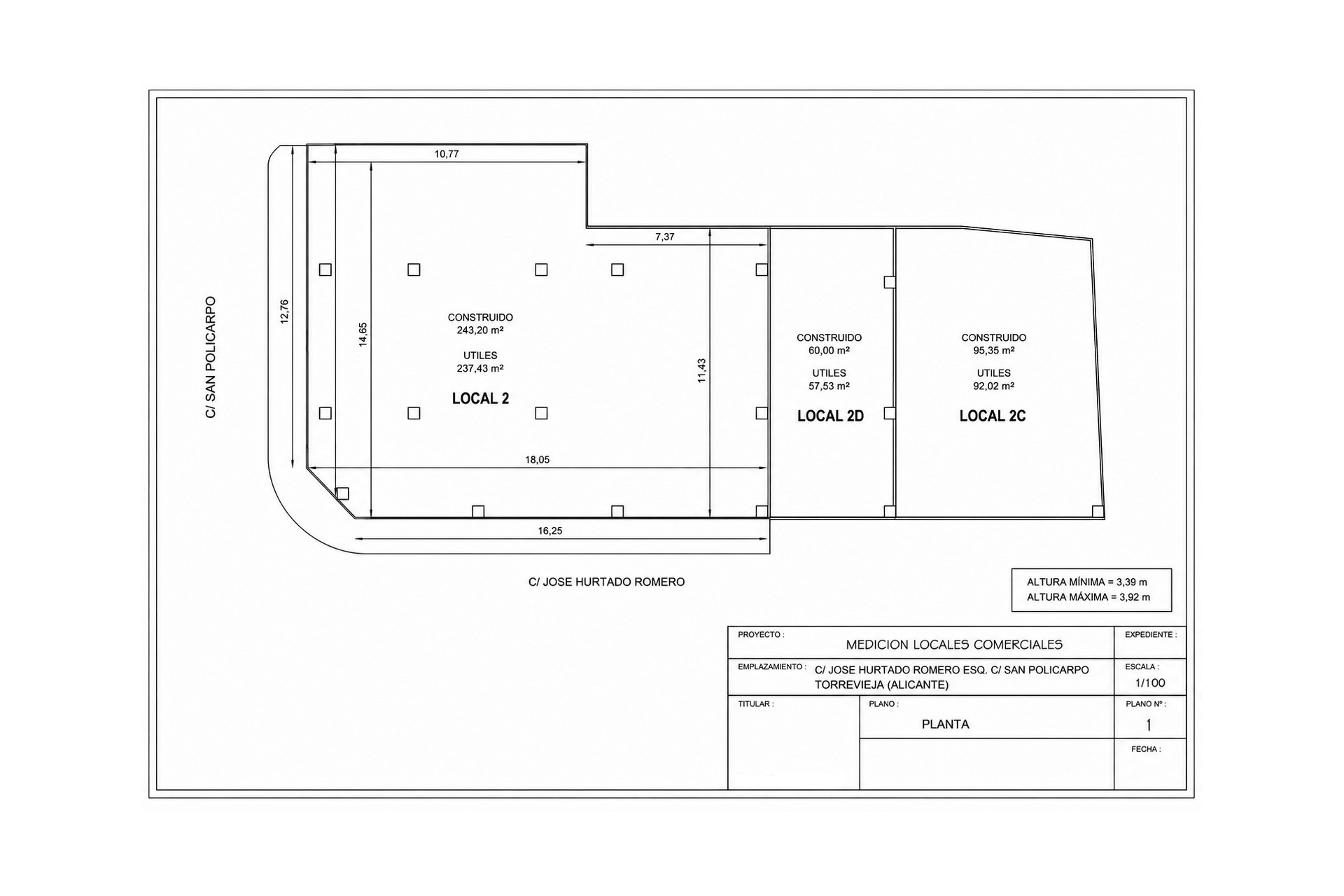 Revente - Commercial - Torrevieja - Playa Los Naufragos
