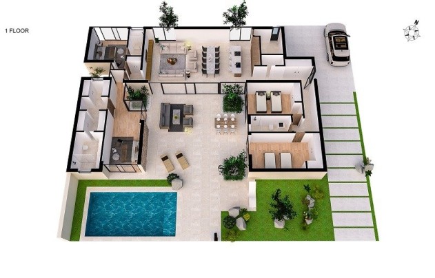 New Build - Villa - Baños y Mendigo - Altaona Golf