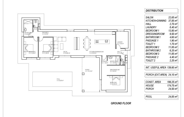 New Build - Villa - Pinoso - Lel