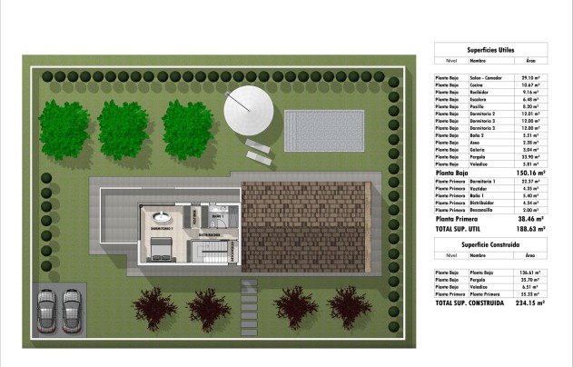 New Build - Villa - Pinoso - Lel