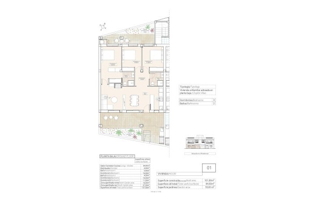 Nieuwbouw Woningen - Apartment - Hondón de las Nieves - El Salero