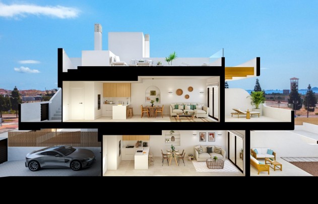 New Build - Apartment - Los Alcazares - La Serena Golf