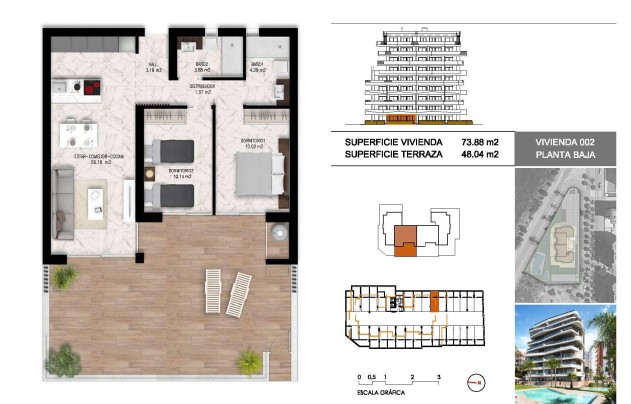 New Build - Apartment - Guardamar del Segura - Puerto