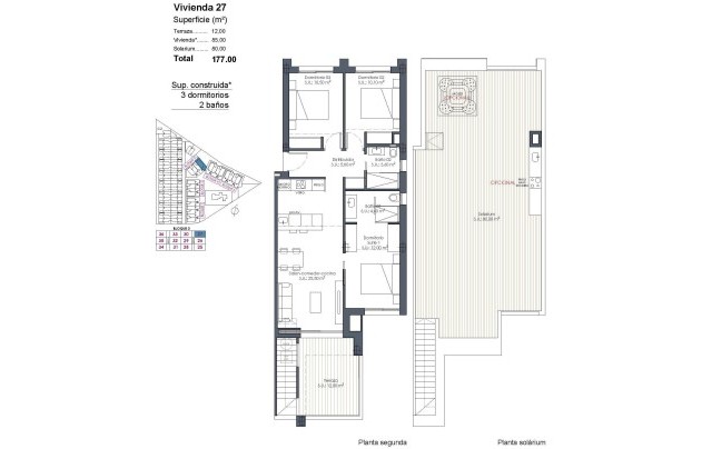 Obra nueva - Apartment - Los Alcazares - Serena Golf