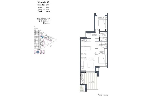Obra nueva - Apartment - Los Alcazares - Serena Golf
