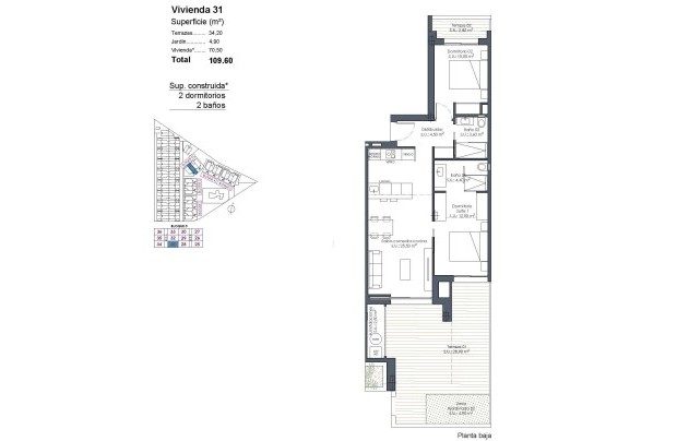 Obra nueva - Apartment - Los Alcazares - Serena Golf