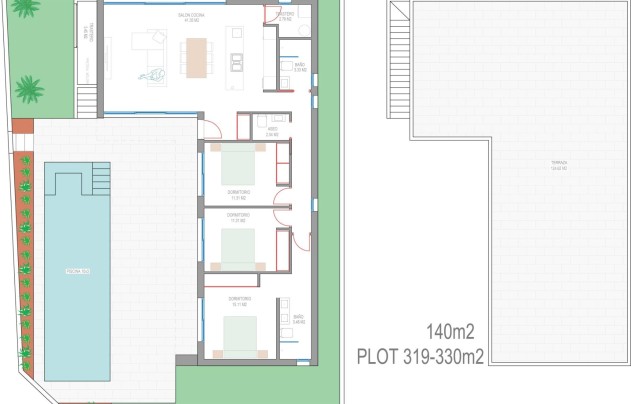 Nieuwbouw Woningen - Villa - San Javier - Parque del doce
