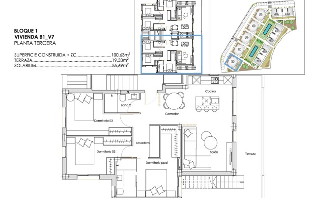 Nieuwbouw Woningen - Apartment - Torre Pacheco - Santa Rosalia Lake And Life Resort