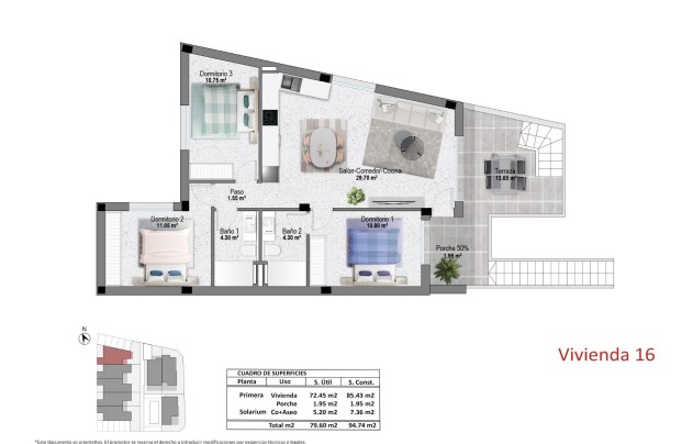 Nieuwbouw Woningen - Apartment - Pilar de la Horadada - pueblo