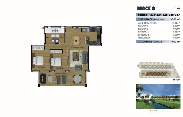 New Build - Apartment - Los Alcazares - La Serena Golf