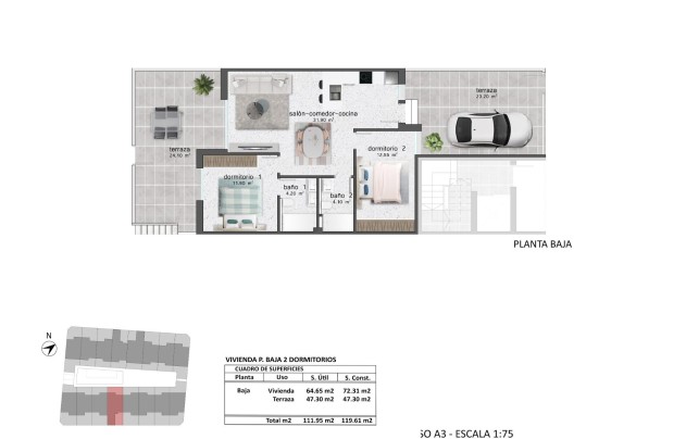 New Build - Apartment - Pilar de la Horadada - pueblo