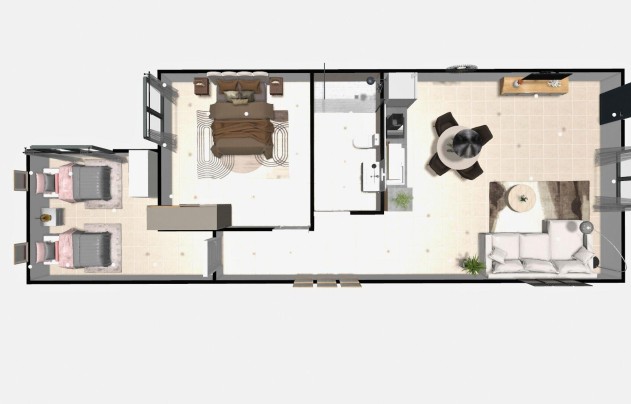 Nieuwbouw Woningen - Apartment - Hondón de las Nieves - La Canalosa